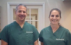 Dr. Crovatto and Dr. Edwards